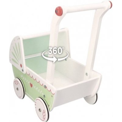 PADU Dřevěný Adam Toys mátovo/bílý – Zboží Dáma