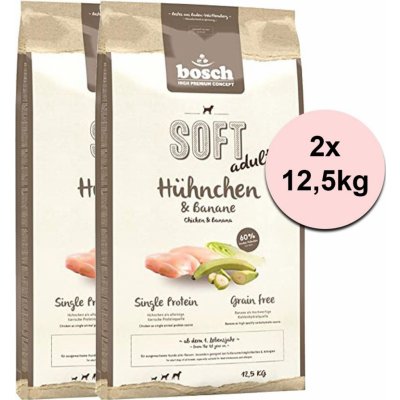 bosch Soft Chicken & Banana 2 x 12,5 kg