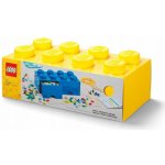 LEGO® úložný box s šuplíky 25 x 25 x 18 cm žlutá – Sleviste.cz