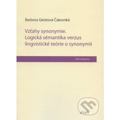 Vzťahy synonymie - Barbora Geistová Čakovská – Hledejceny.cz