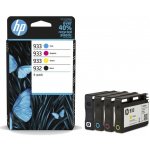 HP 932 originální inkoustová kazeta černá, azurová, purpurová, žlutá 6ZC71AE – Sleviste.cz