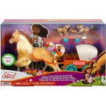 Mattel Spirit Untamed set Kůň a domácí zvířata Chica Lindy + příslušenství – Zboží Mobilmania