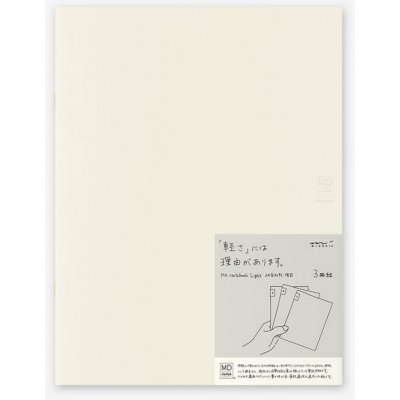 Midori Zápisníky A4 Paper Notebook Light linkovaný 48 listů 3 ks – Zboží Živě