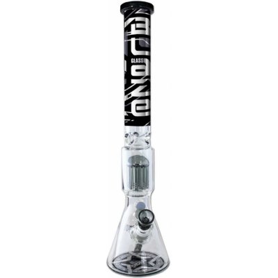 BLAZE® Cyberpunk flask Ice bong s perkolátorem 52 cm šedá