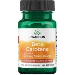 Swanson Beta Karoten Vitamín A 10000 iu 250 kapslí – Hledejceny.cz