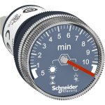 Schneider Electric XB5DTGM4 Časovač, montáž na panel, zpožděné sepnutí, 0,5 min až 10 min, 100…240 V AC/DC – Hledejceny.cz