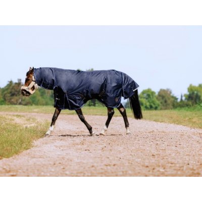 EquiTheme Deka výběhová CLASSIC 1200D Tmavě modrá – Zboží Mobilmania