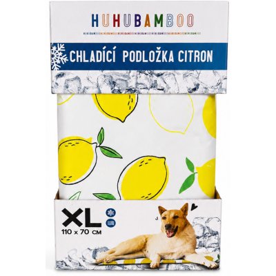Huhubamboo chladící podložka citrón 50x40 cm S – Zbozi.Blesk.cz