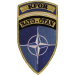 MFH Nášivka na suchý zip "KFOR" NATO-OTAN - modrá – Zboží Dáma