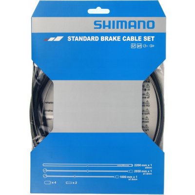 Shimano brzdový set lanko + drobné díly + bowden – Zboží Mobilmania
