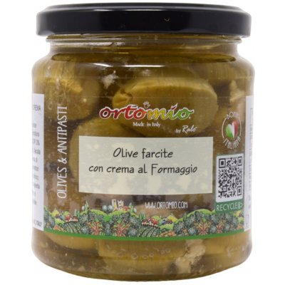 Ortomio Olivy plněné krémem Pecorino 314 ml