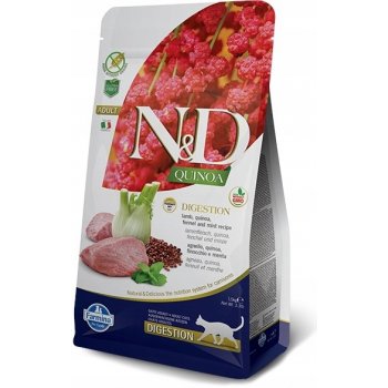 N&D GF Quinoa CAT Digestion Lamb & Fennel 5 kg