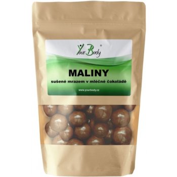 IDC-FOOD Maliny sušené mrazem v mléčné čokoládě 100 g