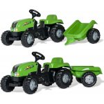 Rolly Toys Šlapací traktor Rolly Kid s vlečkou zelený II. – Zboží Dáma