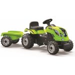 SMOBY 710111 Šlapací traktor FARMER XL GREEN s vlekem Zelená – Hledejceny.cz