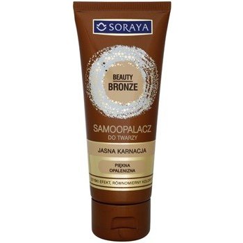 Soraya Beauty Bronze samoopalovací krém na obličej pro světlou pleť 75 ml