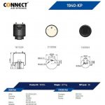 Měch pérování BPW 30K vč.plastového zvonu CONNECT | Zboží Auto