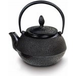 Botanic Litinová konvička Nangang se sítkem 800 ml černá – Zboží Dáma