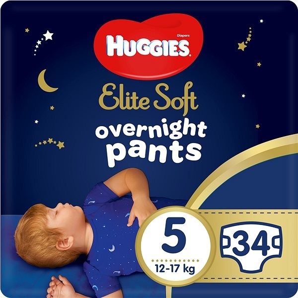HUGGIES Elite Soft Pants Pants 5 2 x 17 ks od 489 Kč - Heureka.cz