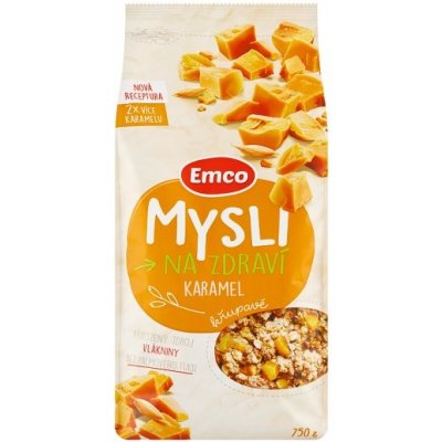 Emco Mysli na Zdraví Karamel 750 g – Zboží Mobilmania