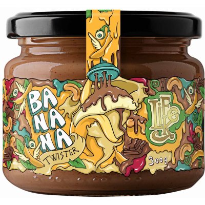 LifeLike Banana Caramel Choco Twister 300 g – Zboží Mobilmania