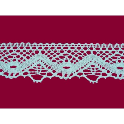 Bavlněná paličkovaná krajka2014/50mm bílá/5m – Sleviste.cz