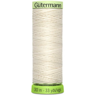 rPET recyklovaná jeans/knoflíková/štepovací nit Gütermann 30 m Barva: 802 – Sleviste.cz