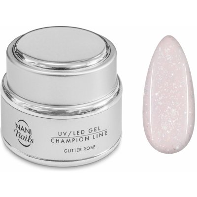 NANI UV/LED gel Champion Line Glitter Rose 15 ml – Zboží Dáma
