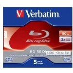 Verbatim BD-RE 50GB 2x, jewel, 5ks (43760) – Zboží Živě