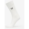 Fred Perry Classic Laurel Wreath Sock Snow White/ Black