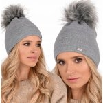 Fashionweek dámská zimní čepice s bambulí ZIZI15/A13 šedý – Hledejceny.cz