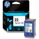 HP 22 originální inkoustová kazeta tříbarevná C9352AE