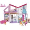 Výbavička pro panenky Barbie Dům v Malibu rozkládací set s nábytkem a doplňky