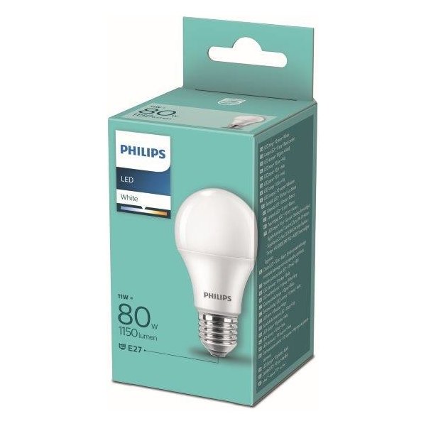 Philips LED žárovka 1x11W-80W E27 1150lm 3000K bílá od 65 Kč - Heureka.cz