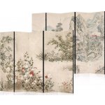 Fabulo paraván 5-dílný Květinová zahrada Turistická stezka 172 x 225 cm – Zboží Dáma