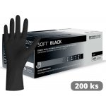 UNIGLOVES Soft Nitril Black 200 ks – Zboží Mobilmania