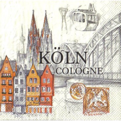 Ubrousek 33x33cm Kolín – Zbozi.Blesk.cz