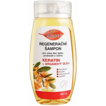 BC Bione Cosmetics Keratin regenerační šampon s arganový olejem 260 ml