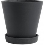 Květináč Flowerpot s podmiskou Black XL HAY – Hledejceny.cz