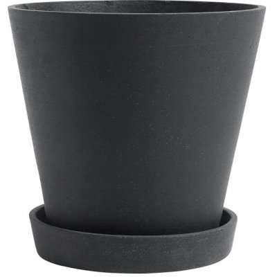 Květináč Flowerpot s podmiskou Black XL HAY – Hledejceny.cz