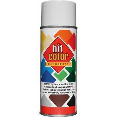 hitcolor Barva lesklá 400 ml RAL 7035 světle šedá