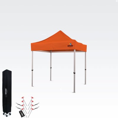 BRIMO Exclusive Alu 2x2m bez stěn Oranžová S. Alu – Zboží Dáma