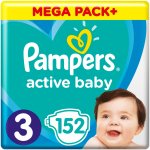 Pampers active baby 3 152 ks – Zboží Dáma
