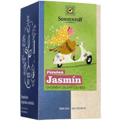 Sonnentor Zelený čaj Jasmín BIO porc. dárkový 27 g