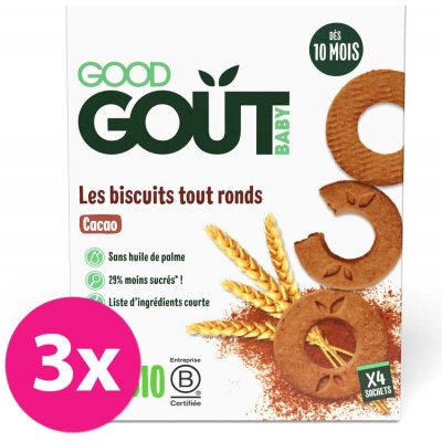 Good Gout Kakaová kolečka 3 x 70 g – Zboží Dáma