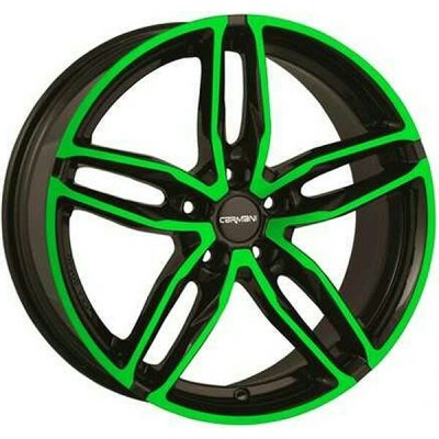 CARMANI 13 8x18 5x108 ET45 neon green polished | Zboží Auto