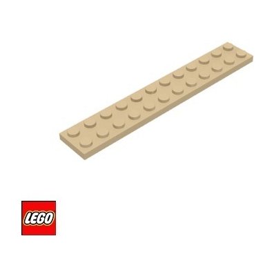 LEGO® 2445 Podložka 2x12 Béžová – Zboží Mobilmania