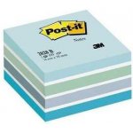 3M POSTIT 2028B Aquarelle - samolepicí bloček - 76×76 mm, Aquarelle Blue – Zboží Dáma