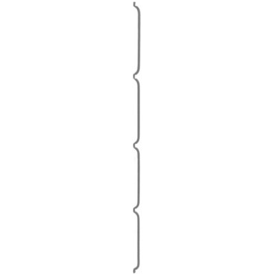 Konzole na zeď LIGHT - 100 cm, 8 mm, zinková – Zboží Mobilmania