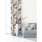Závěs dekorační nebo látka, OXY Donata, béžovo hnědá, 150 cm 150 cm – Hledejceny.cz